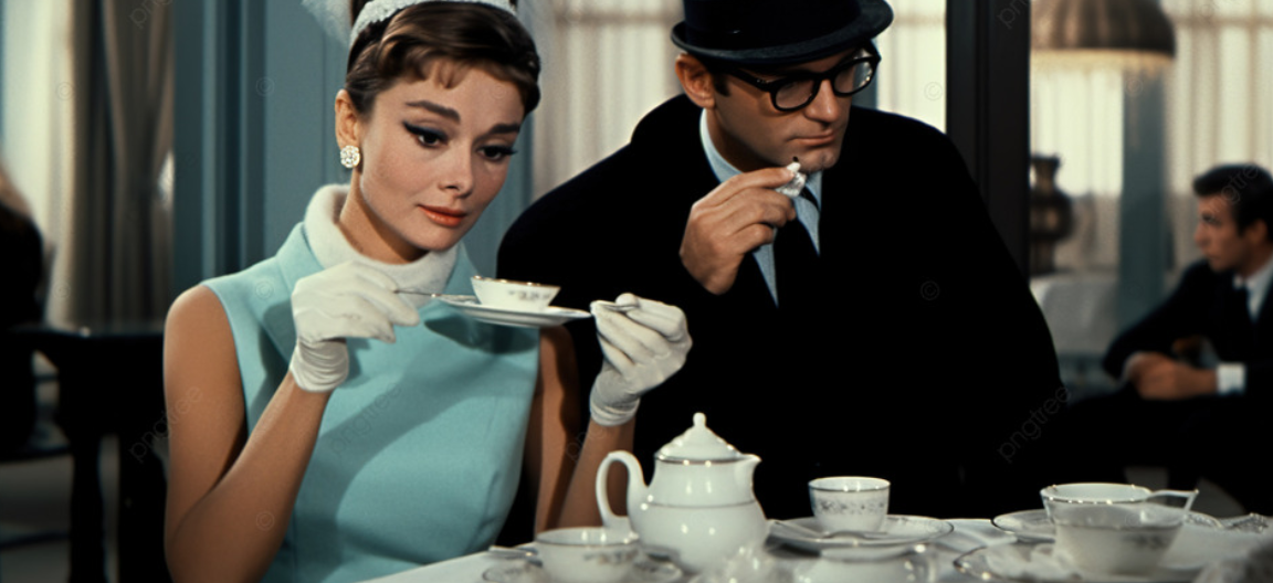 Audrey Hepburn early grey sniadanie herbata